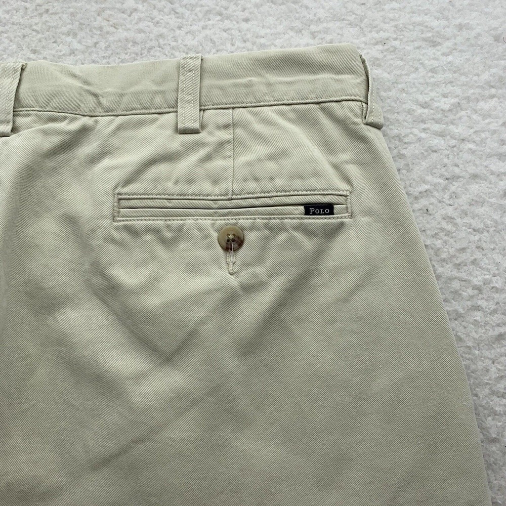 Polo Ralph Lauren Khaki Pants Mens‎ 34x29 (Tag 34x32) Classic Fit Preppy Casual - Picture 4 of 13